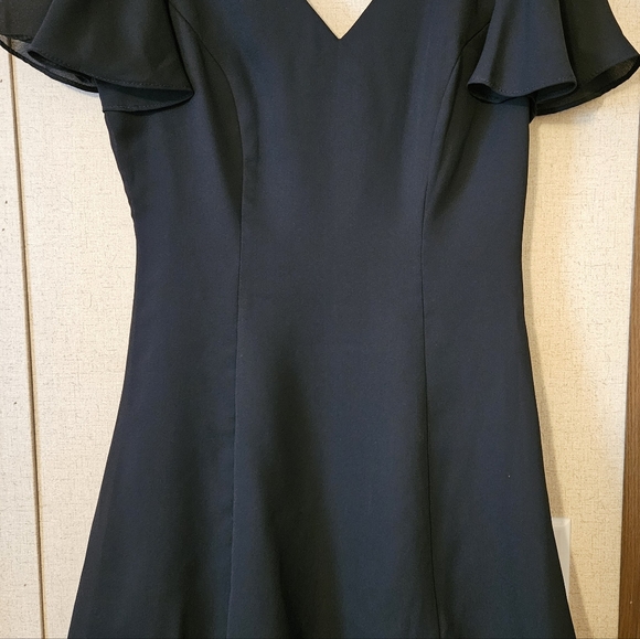 Little black dress. Women's/Junior size 3/4. V-neck & back. - Picture 1 of 7